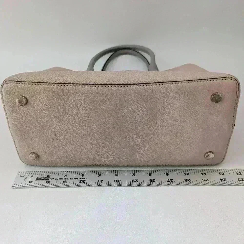 Kate Spade Margaux Large Satchel in Blush and White